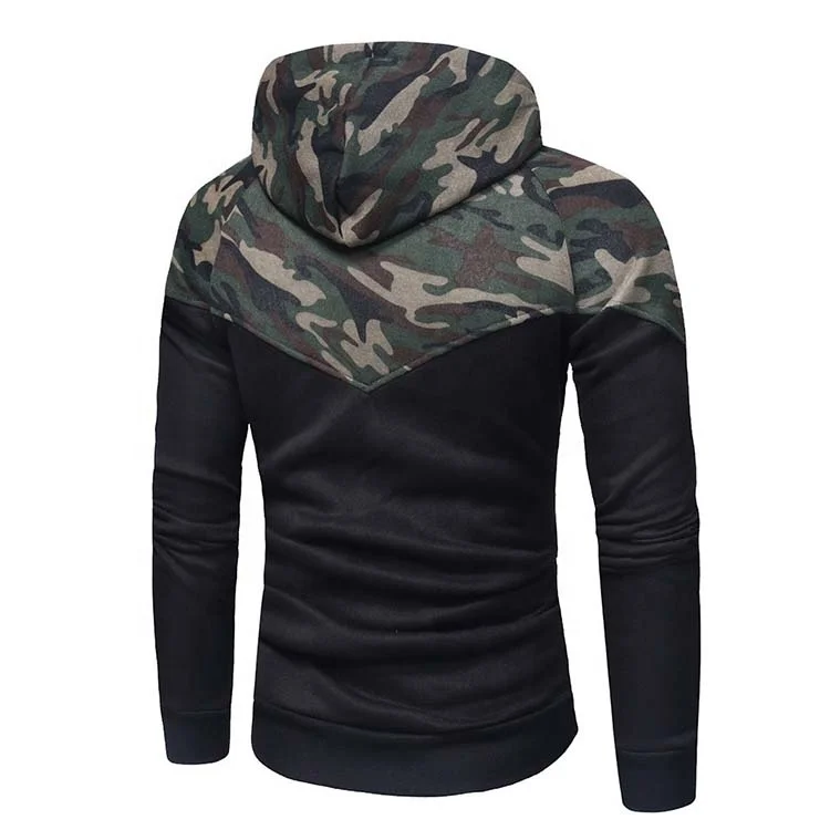 Fashion Camouflage Lime Green jacket Hoodie Mens Full Zipper Camo Hoodies