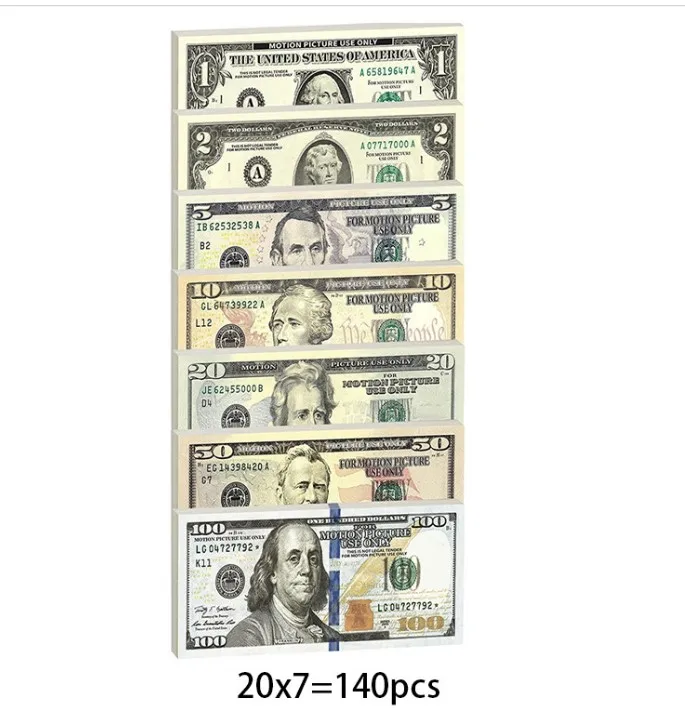 2023 Fast Delivery Realistic Movie Video Paper Props Money Magic Show Props 100 Dollars Bill Money