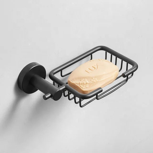 Wholesale 304 stainless steel brushed matte black gold bathroom accessories modern luxury set