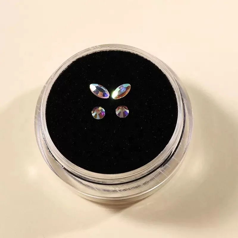 Yantuo Factory Hot Selling Tooth Gems Bling Shaped Crystal Stones Flat-back Non Hot Fix Rhinestone for Tooth High Grade Flatback