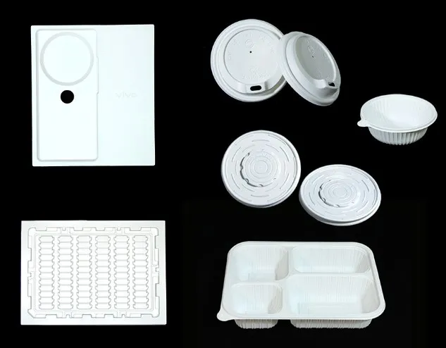 100% Biodegradable Compostable PLA Roll Sheet Thermoforming Polylactic Acid Plastic Film Product