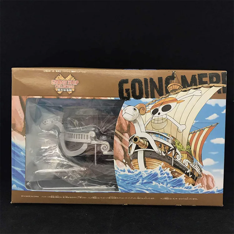 
Japanese Anime ONE PIECE Mini Action Figure PVC Assemble Pirate Ship Model Toy 