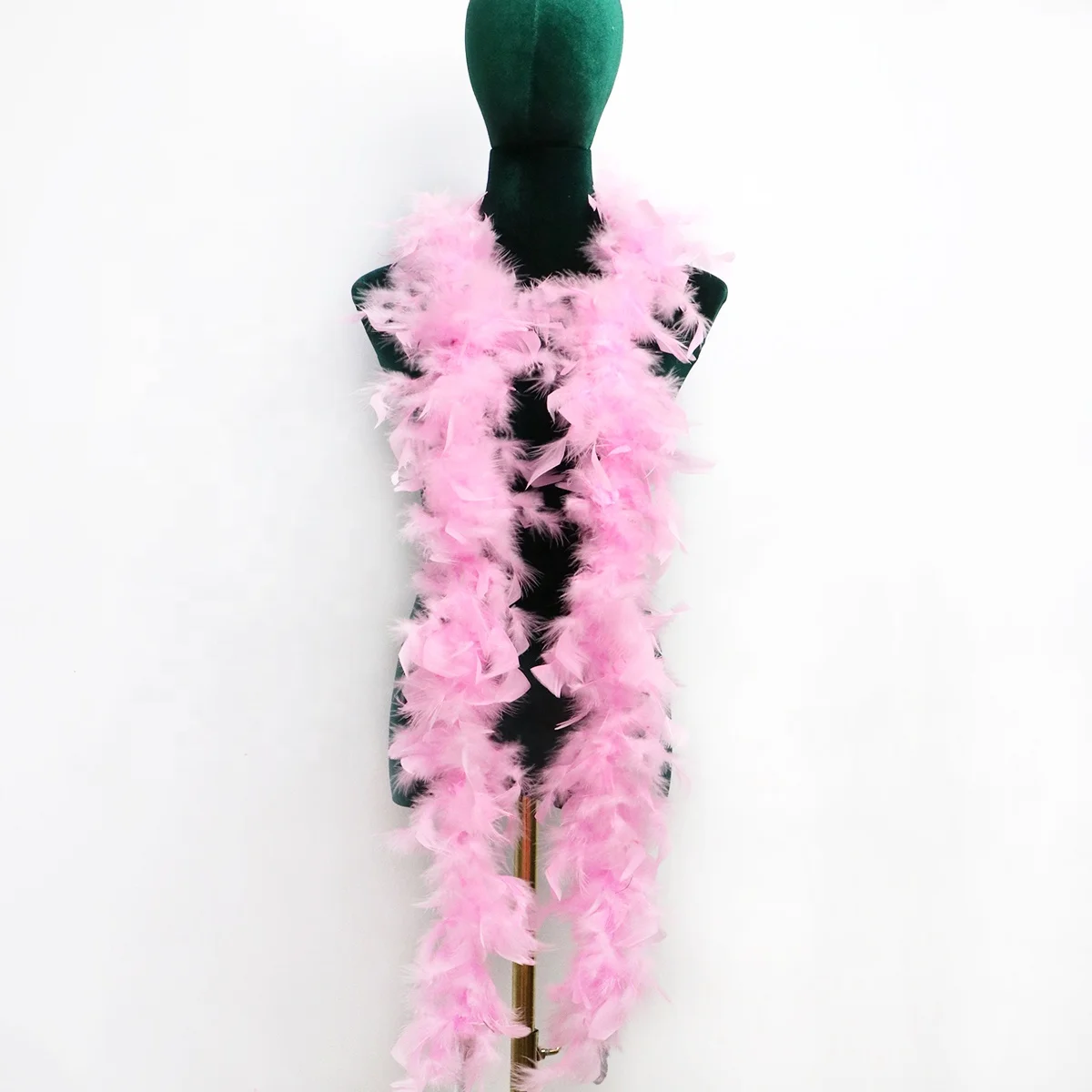 38-40g Decorative Turkey Coral Feather Boa handmade feather boa for Halloween Party