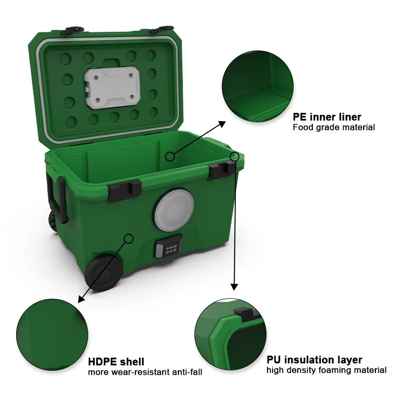 New Arrival portable speaker radio leakproof portable cooler box for  travel