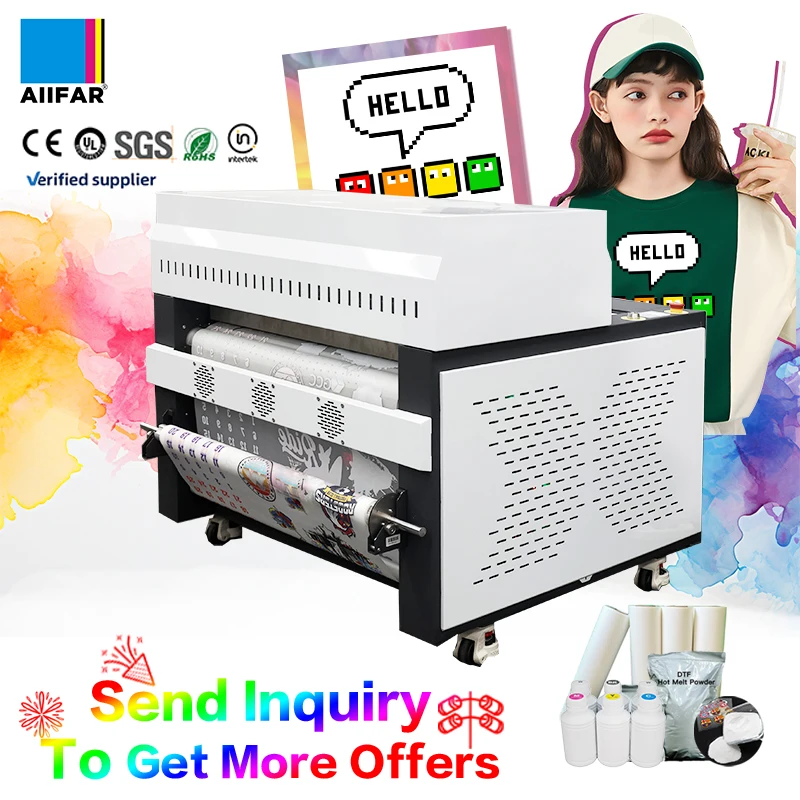 Small Fully Automatic DTF Printer Low Energy Consumption Advanced Use Features Hidden Air Purifier Low Energy Consumption