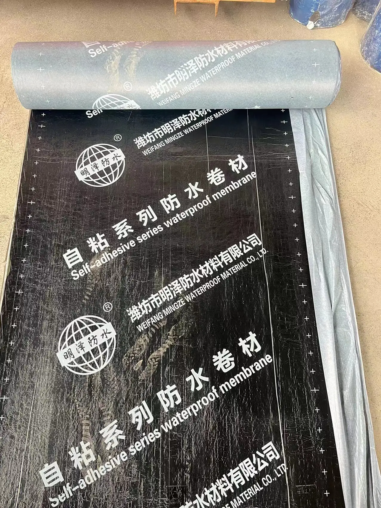 bitumen felt adhesive asphalt sheet bituminous self adhesive roofing waterproofing membrane of vulcanized rubber tape