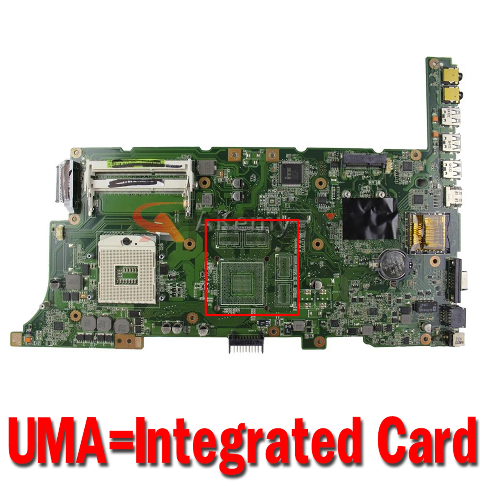 K73SD K73E Laptop Motherboard UMA or 1GB/2GB GPU for ASUS K73SD K73S K73E X73E K73SJ K73SV K73SM Original Mainboard