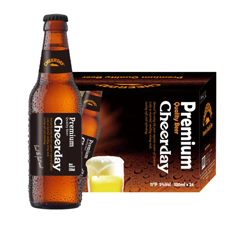 Cheerday 5.0% 330ml  Alcohol Bottle Lager beer drink