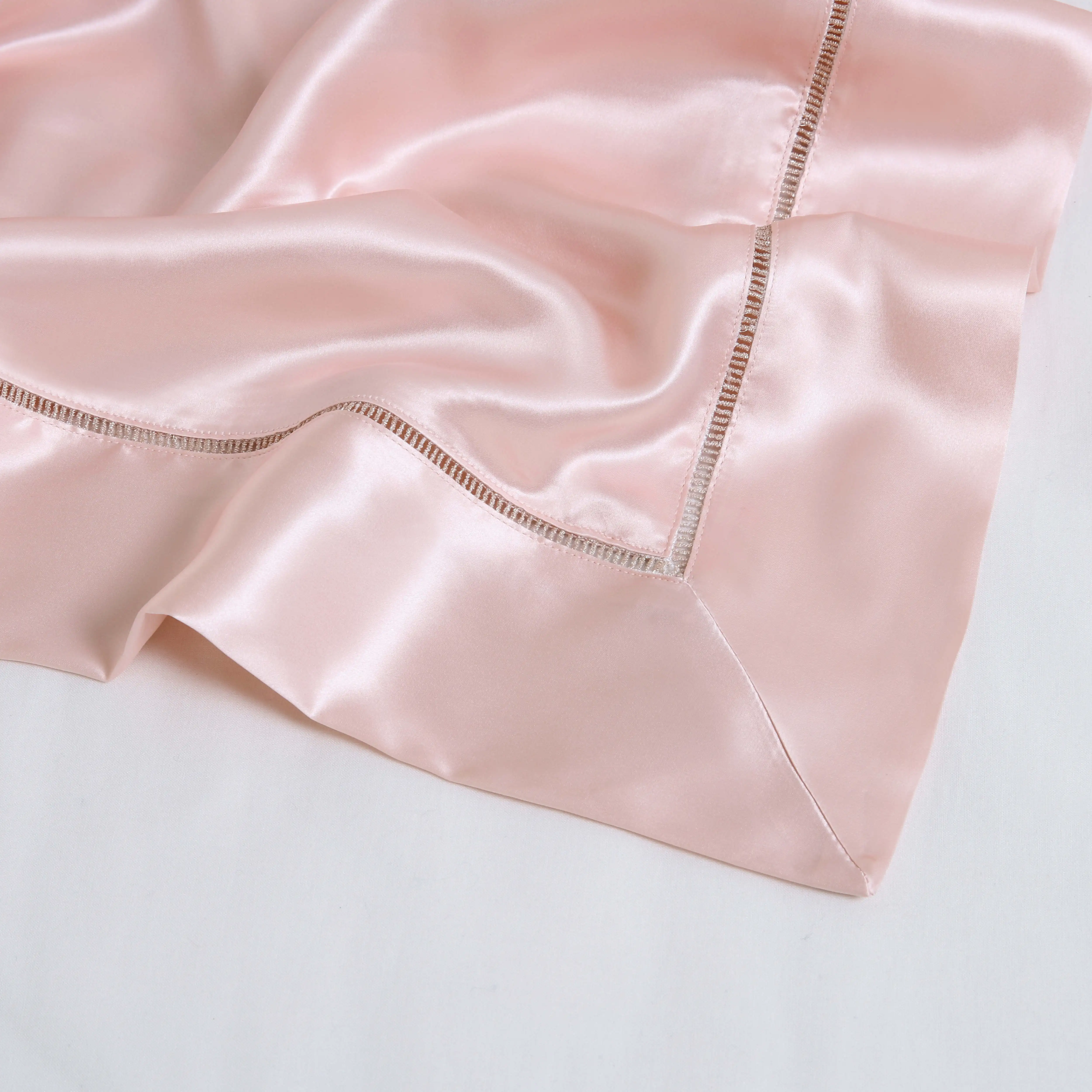 Luxury New Dream Series Ice Silk Washed 100% Mulberry Silk Bedding Four-piece Set Bed Sheet Bedsheets Comforter Duvet Cover