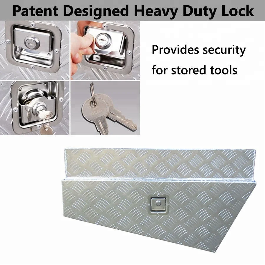 Heavy Duty toolbox canopy Aluminium Under Tray Ute Tool Box