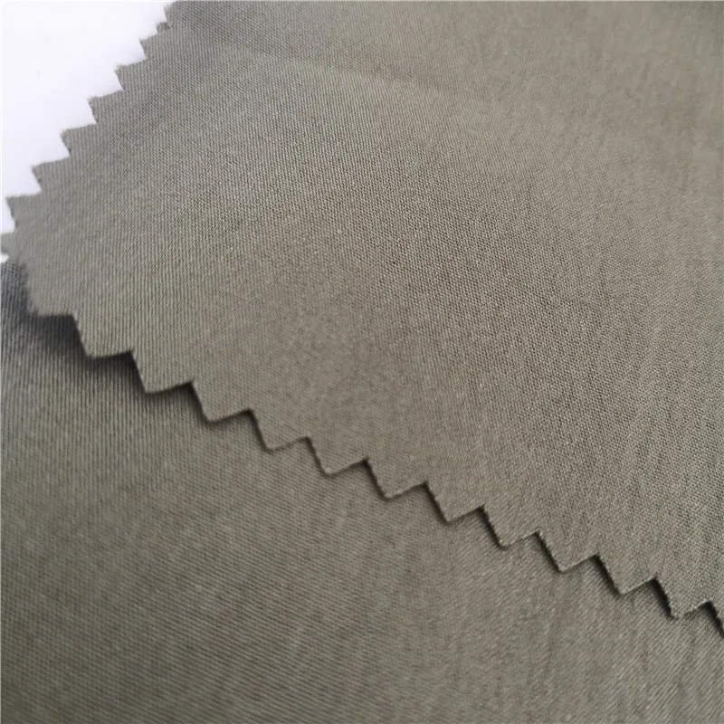 Wholesale 40S plain white cotton nylon spandex 4 way stretch fabric online cotton blend fabric for jacket