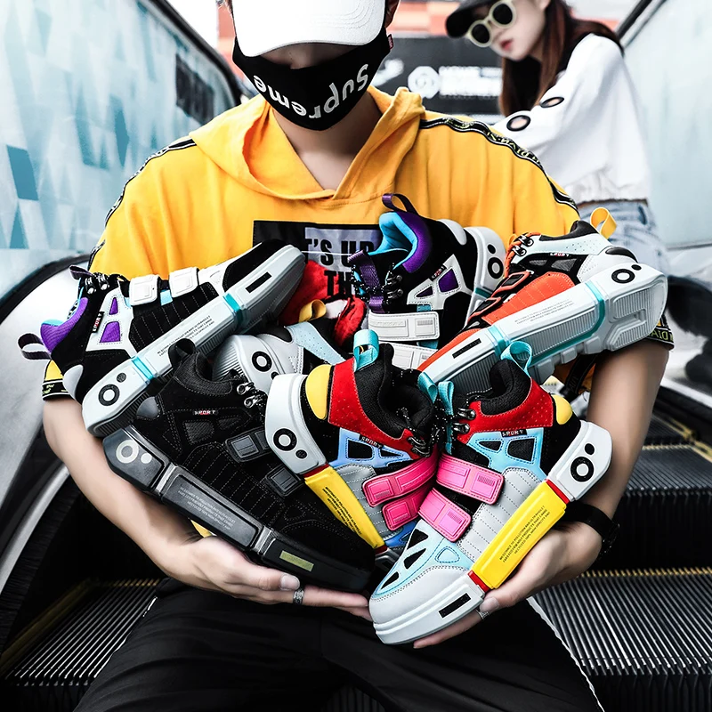 
2020 women Sneakers Causal Socks Chunky High Top Fashion sports Sneakers for women 