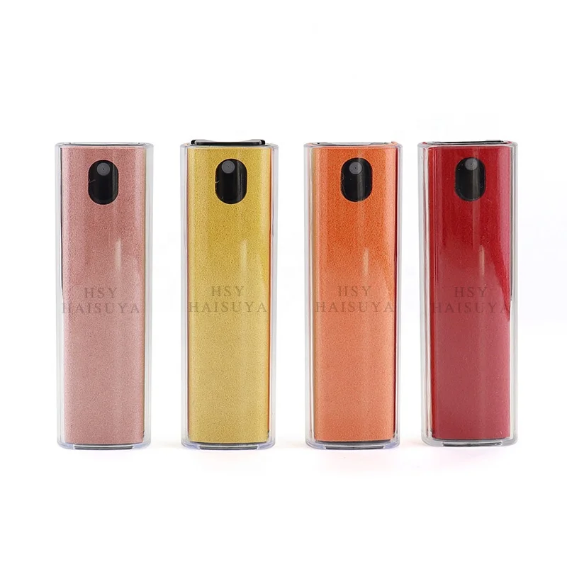 Luxury Custom Frosted mini Portable Screen Cleaning Spray Plastic Split Bottle For Perfume 5ml 10ml