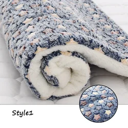 Popular 7 colors soft flannel pad thickened pet mat dog cat blanket