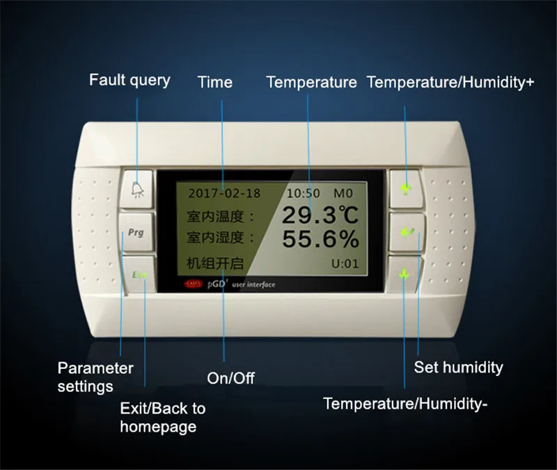 large adsorption capacity desiccant dehumidifier industrial for battery industry