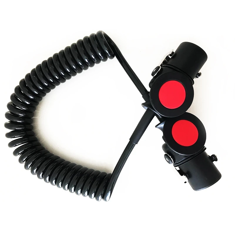 Best Selling 15 Pin 25mm Electric Ffc Optic Fibre Secure Spiral Cable for Adr Trailer