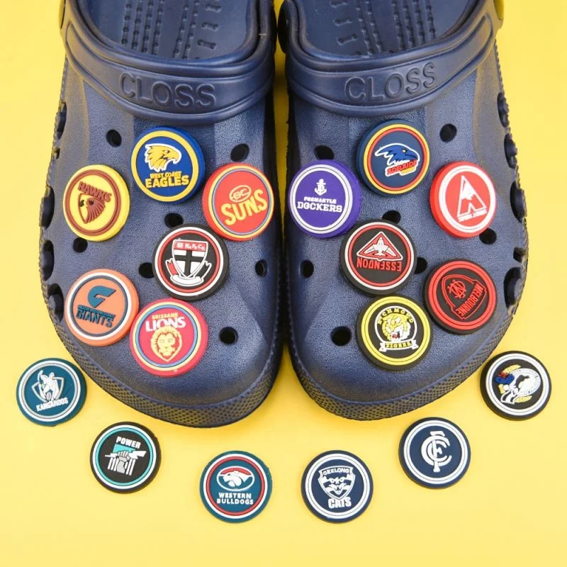 Custom shoe charms Wholesale Mexican new design pin shoelace clip mexico for unisex clog sandals