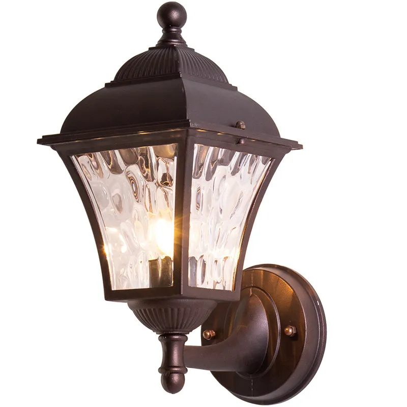 External waterproof facade up down outside lantern wall sconce light modern vintage outdoor wall light