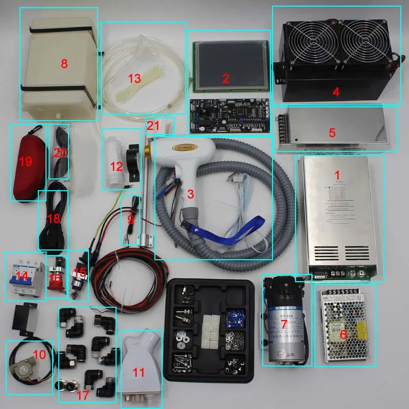 Factory Diode Laser Hair Removal Machine Spare Parts Manufacturers For Maintenance