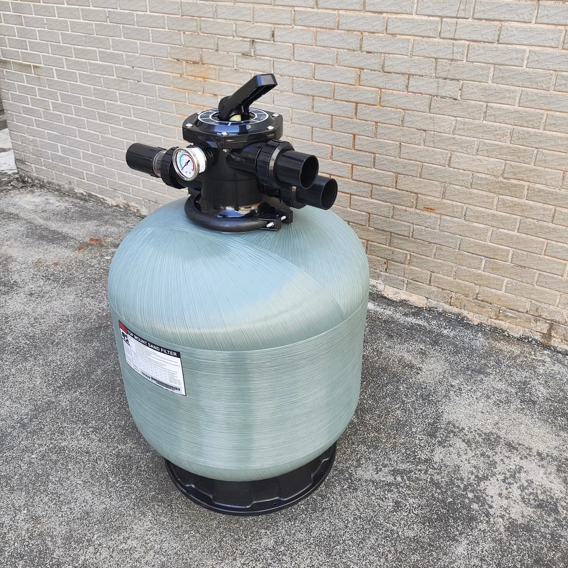 Fibre Glass Sand Filter Mini Sand Filter New Design Water Well Swimming Pool Water Top Mount Sand Filter
