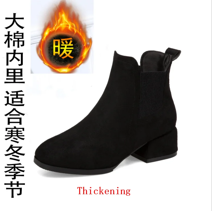 Size35-43 Suede womens boots Q7