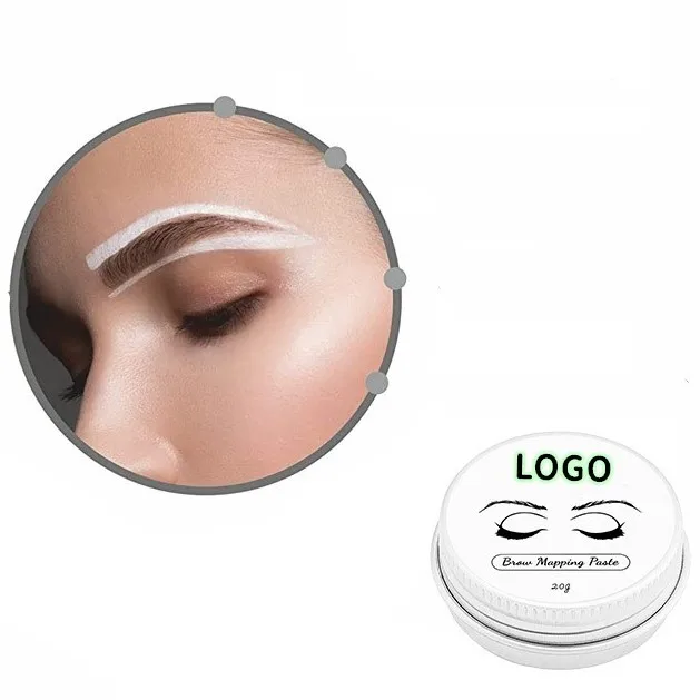 20g Brow Shaping Mapping Paste White Eyebrow Tinting Tool Private Label