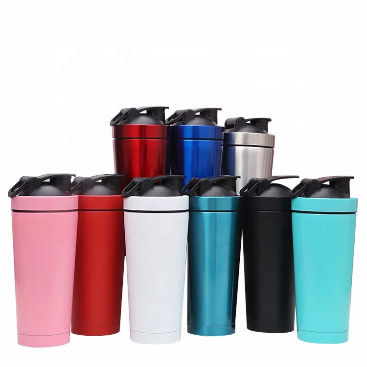 Спортивный шейкер Protien из нержавеющей стали с двойными стенками, 1000 мл