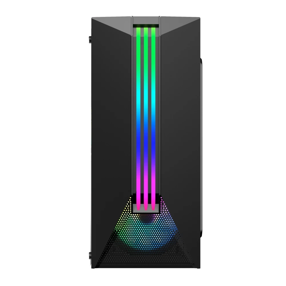 Factory Custom MATX PC Case Computer Cases Towers Chasis Case Casing PC Gaming With RGB String