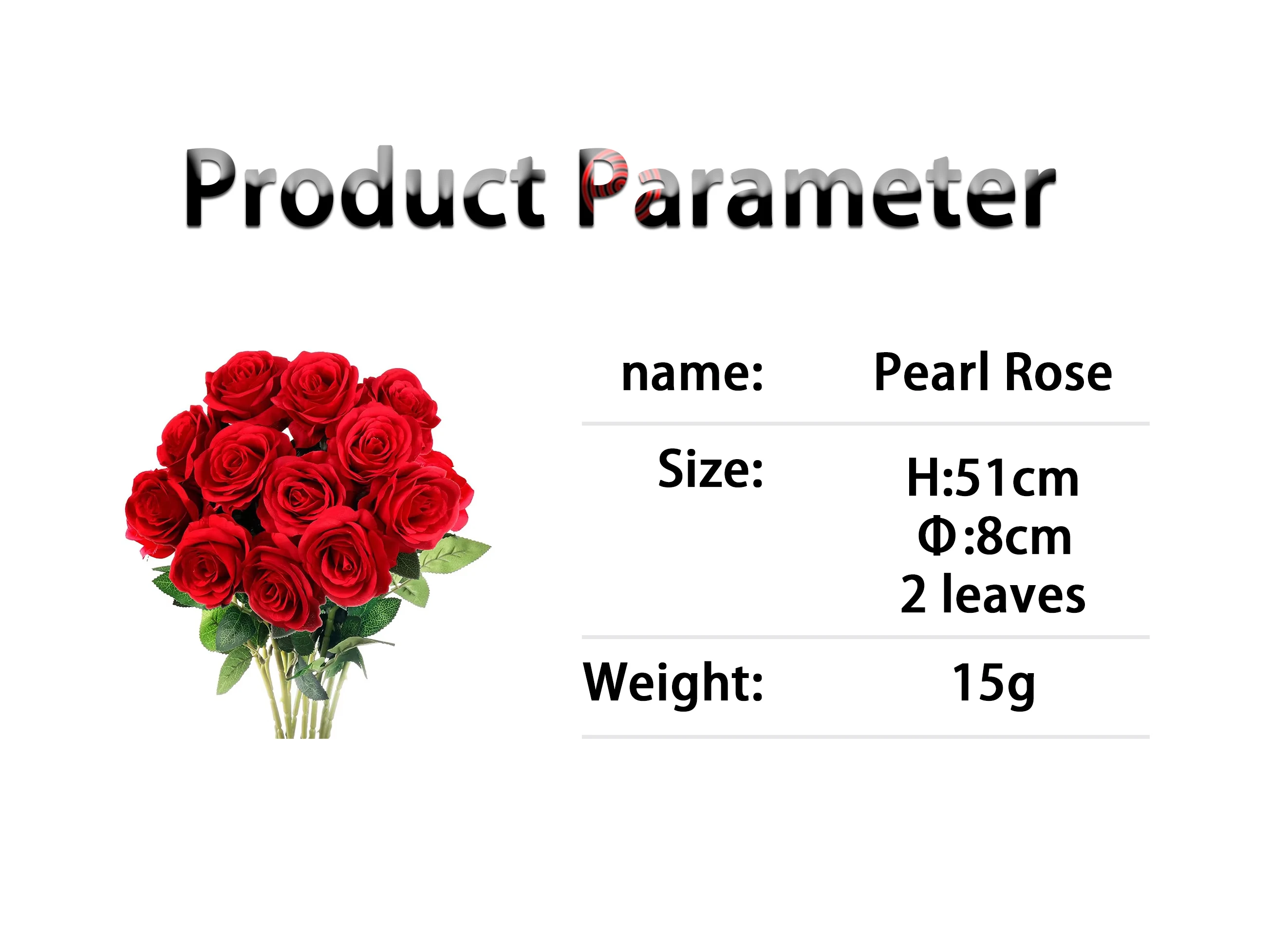 High Quality Custom Red White Single Velvet Rose Real Touch Decorative Flower Stems Graduation Christmas Factory Bulk Wholesale