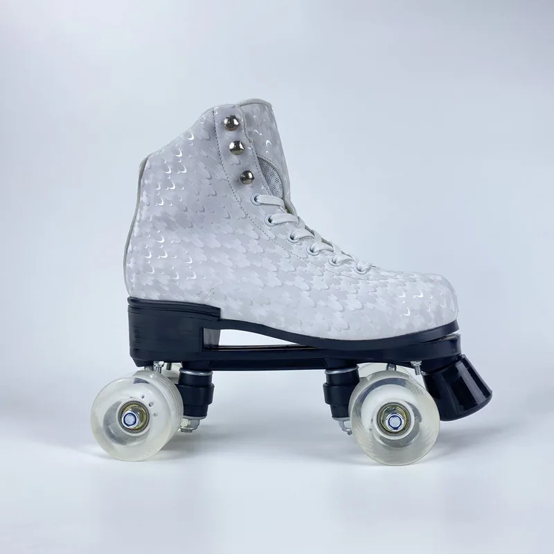 OEM ODM Outdoor extreme sports popular roller skates 4 wheel, Hot sale two-rowflashing roller skates professional roller skates