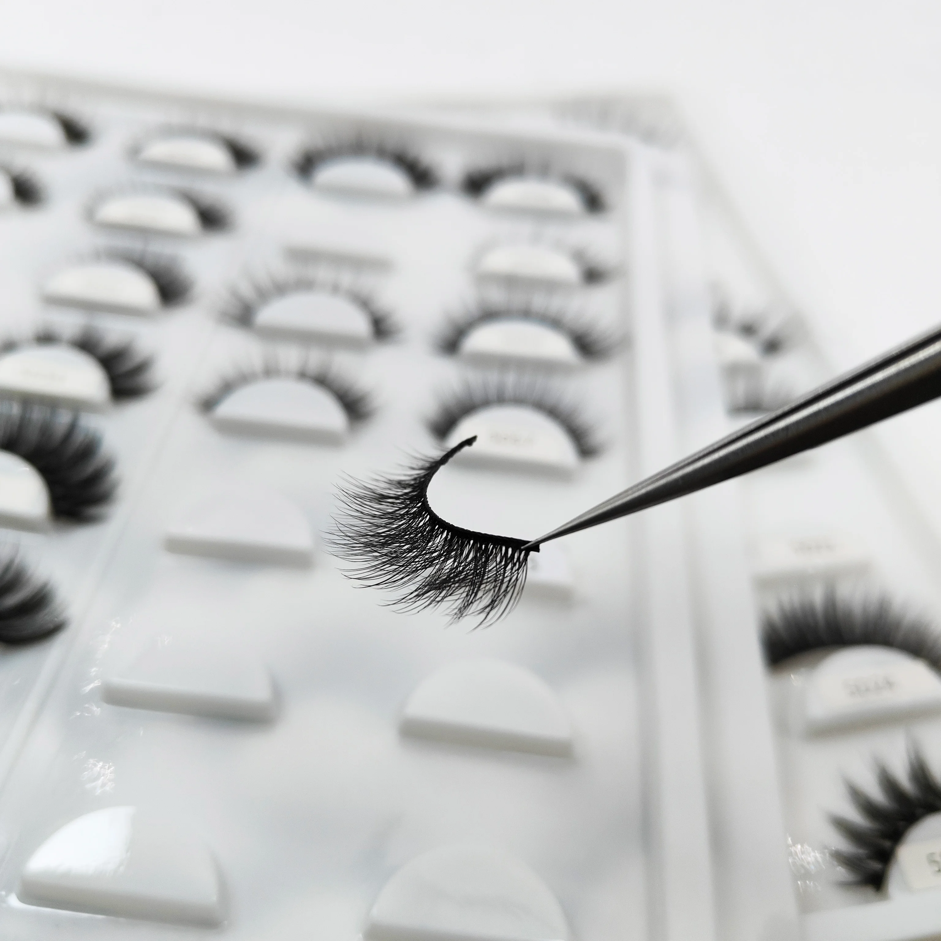 Vegan Individual Eyelashes Natural 3D Eyelashes 15mm False Lashes Wholesale