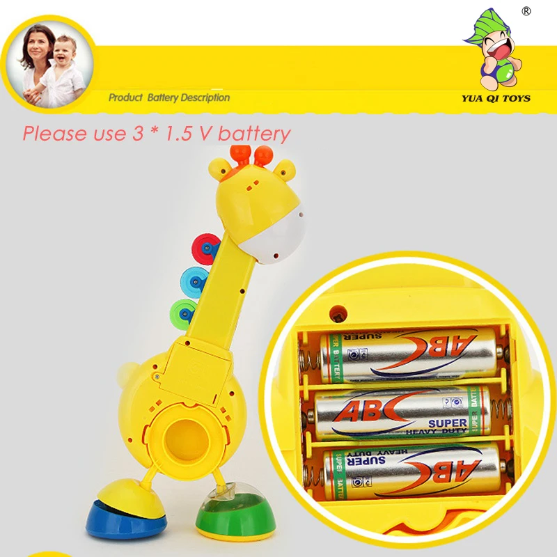 Animal Giraffe Quartet Concert Instruments Baby Musical Toy for Children