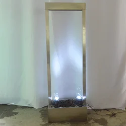 Декоративный стеклянный фонтан Водопад для помещений