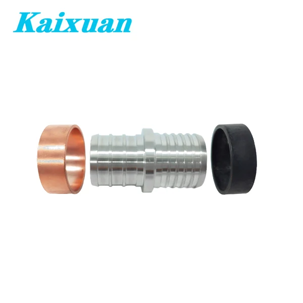 F1807 Stainless Steel 304 Crimp PEX Transition PB Pipe Fittings for Residential Plumbing, Radiant Heating, Portable Water