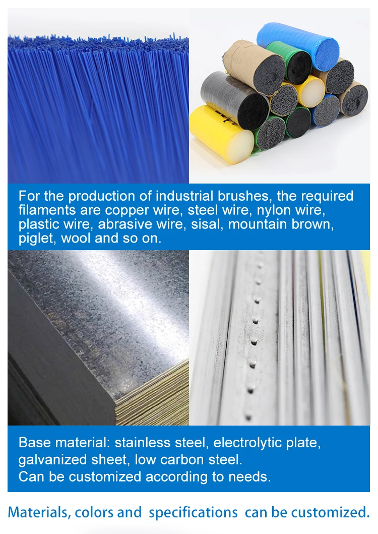 Nylon Bristle Door Seals Brush Aluminium Window Weather Strip Brush