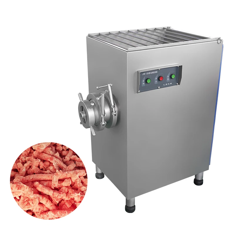Industrial 304 Stainless Steel Electric Meat Mincer / Frozen Meat Grinder 50/60Hz