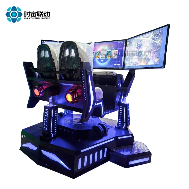 Three-screen racing three-axis dynamic vr simulator Virtual reality equipment vr game machine video game consoles factory
