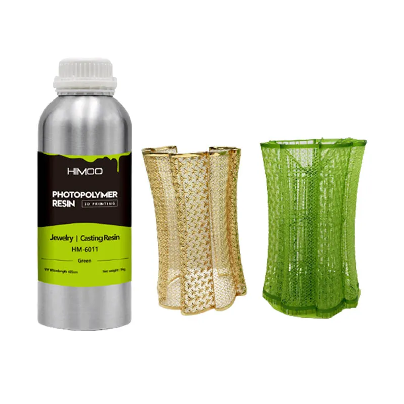 High precision jewelry model 3d printer resin for jewelry moe polymer 405nm SLA DLP LCD green yellow anycubic dazzle