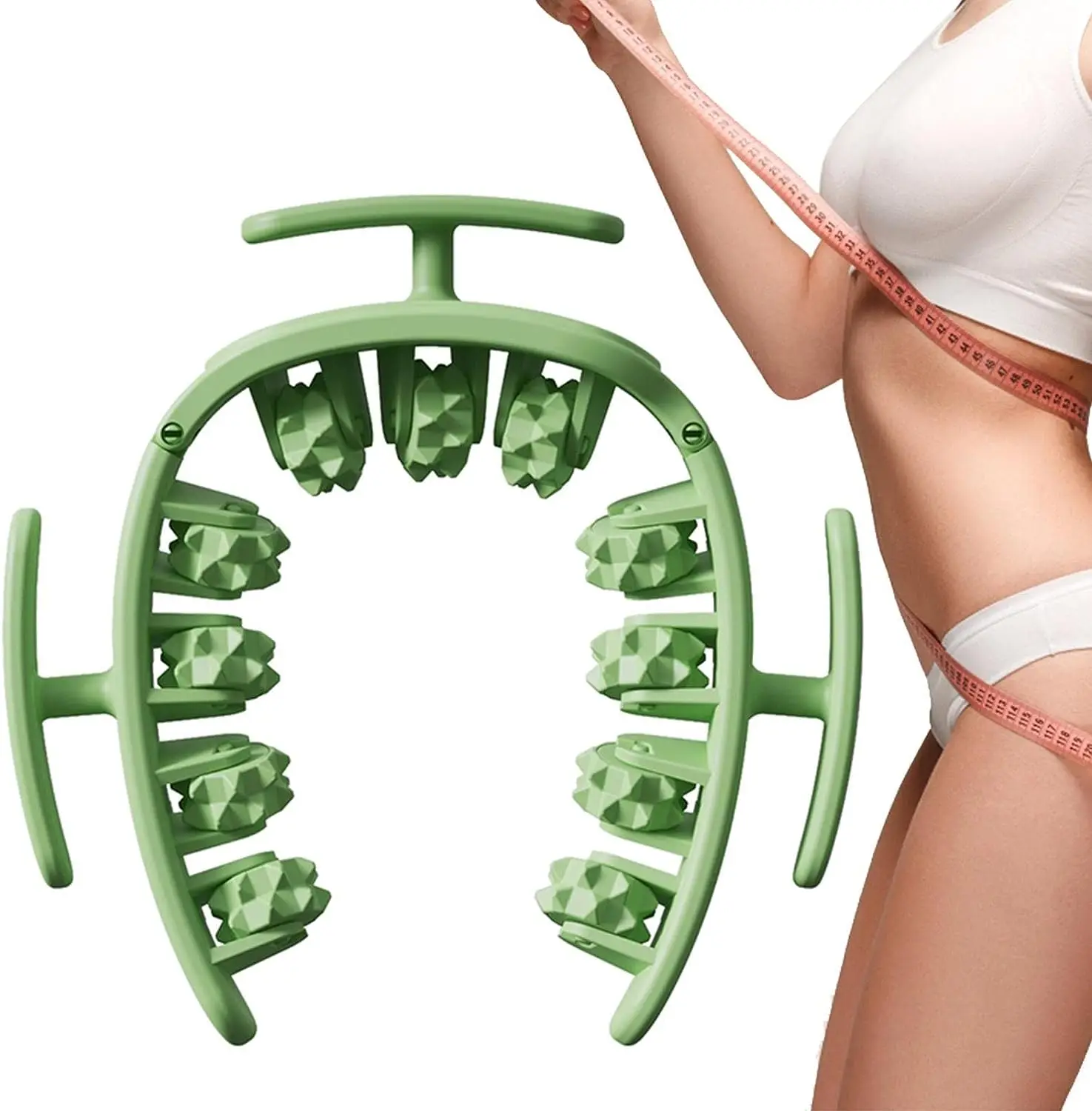 Multifunctional Yoga Massage Roller For Muscle Relaxation Silicone Body Neck Leg Arm Roller Slimming Massage Machine