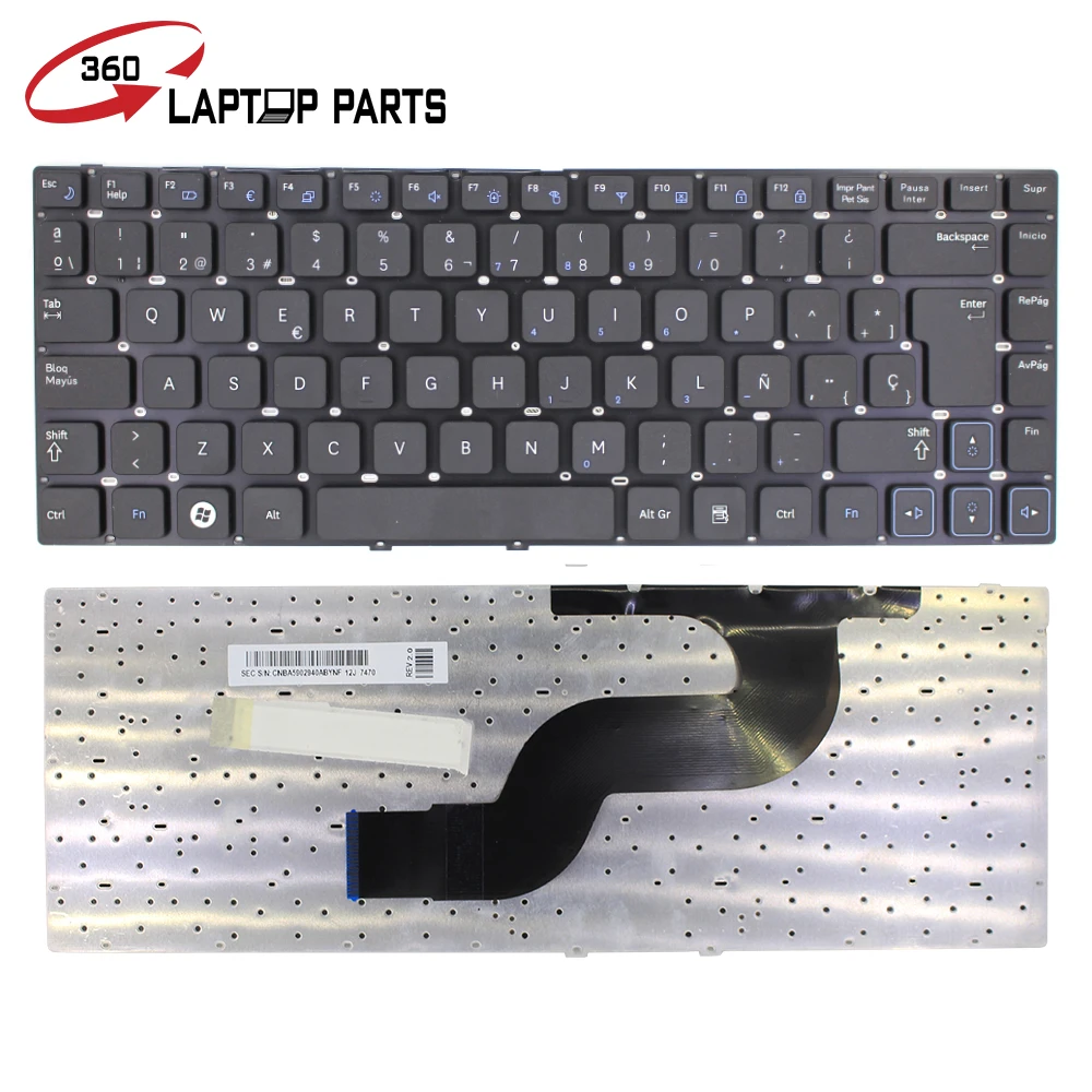 RV411 SP Spanish Laptop Keyboard for samsung NP RC410 RV410 RV411 RV415 RV420 V122960BS1 Spanish Black notebook teclado no frame