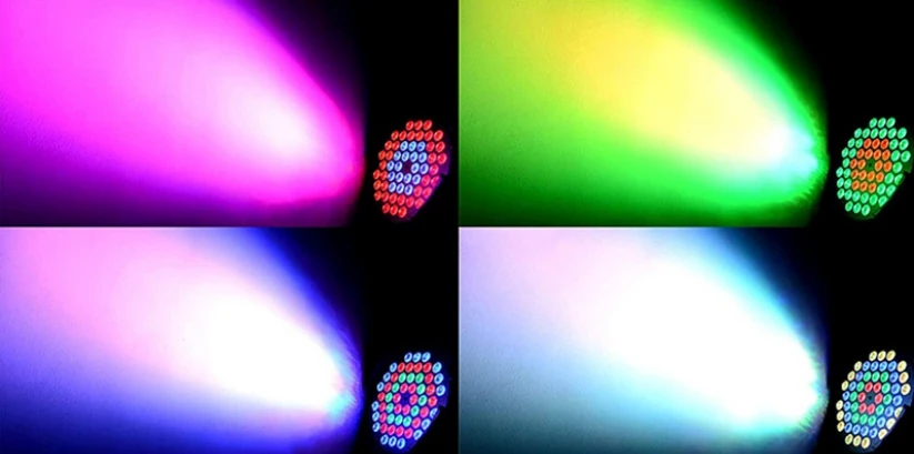 Профессиональный сценический 180 Вт DMX512 Свадебный диско-свет 54 светодиодный алюминиевый RGB 3 в 1 свет Par Dj концертный бар Вечеринка ночной клуб