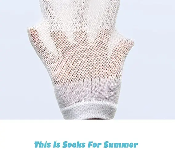 Free sample China Factory Cheap Unisex 5 Toe Socks 100% Cotton Summer Mesh Five Finger Socks