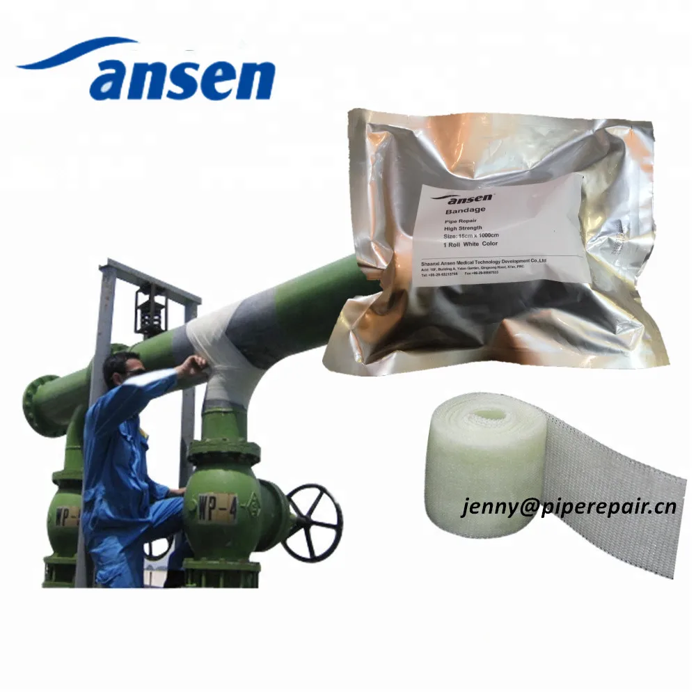 Поставка с завода эпоксидная пленка для ремонта труб стекловолоконная полимерная лента