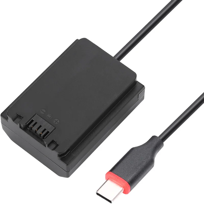for NP-FZ100 Battery charger coupler battery charging case camera adapter with type c cable  for sony a7 iii for sony alpha 7