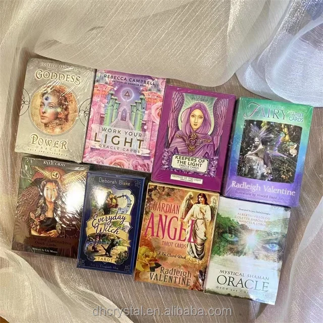 Wholesale Divination Tarot Oracle Cards Eco-Friendly Positive Affirmation Deck Paper With Guidebook for Sale