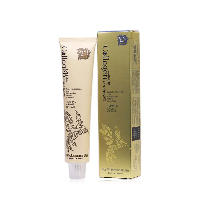 Hair Color Ammonia Free PPD Free Salon Hair Color Dye Cream Permanent For Men And Women