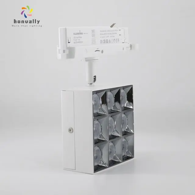 Triac or 0-10V dimmable for Museum Shop Exhibition LED track rail spotlight