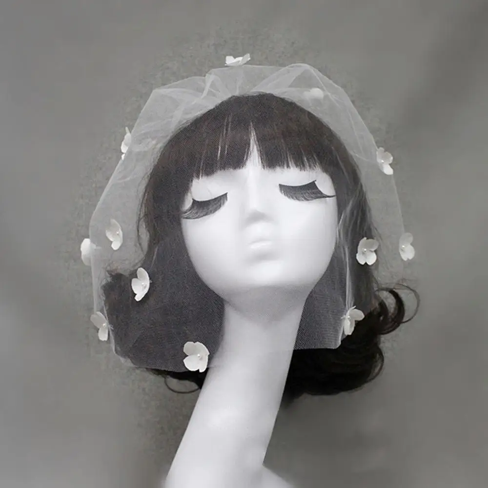 Wholesale bridal Accessories Bridal Wedding Birdcage Face Veil Fascinator Crystal Lady Headpiece