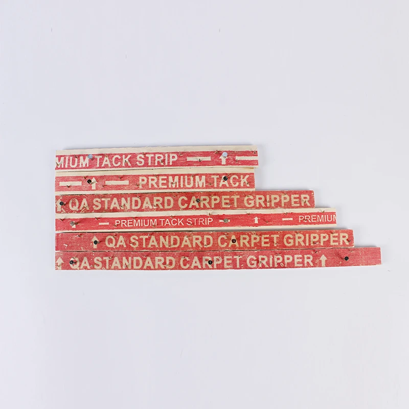 ZHONGLIAN wood/concrete pre-nailed carpet gripper rods carpet tack strips for carpet installation