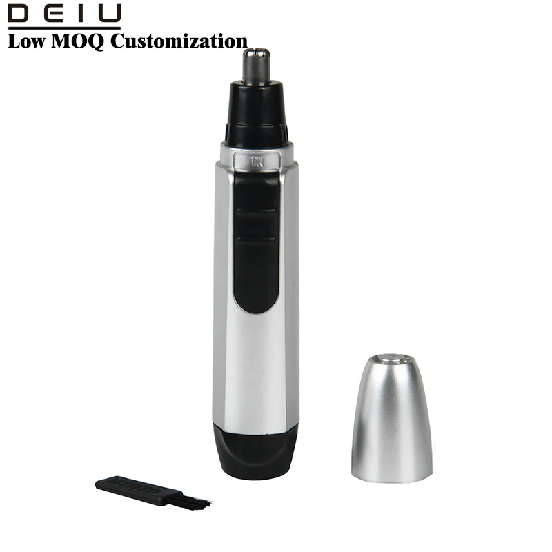 Amazon popular  2021 New Product use one AA Battery electric ear and nose hair cutting machine trimmer clipper for men